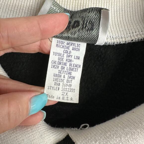 YS Studio Glittery cat and sunflower black pullover sweatshirt with collar - Picture 4 of 5